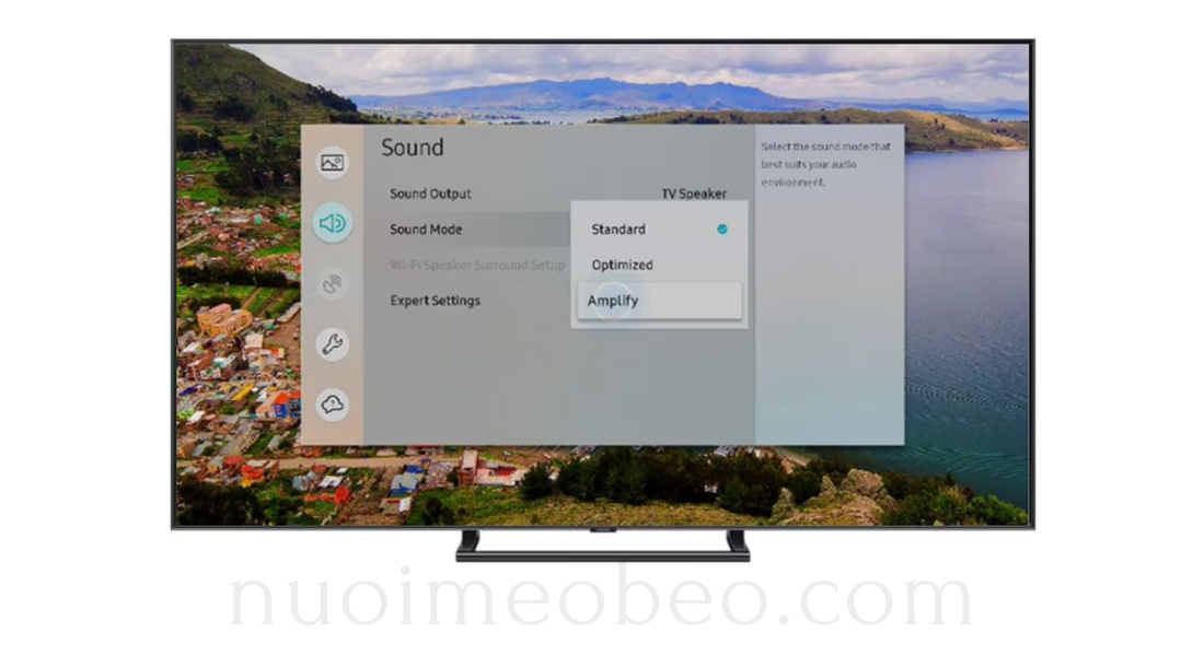 Samsung TV sound settings